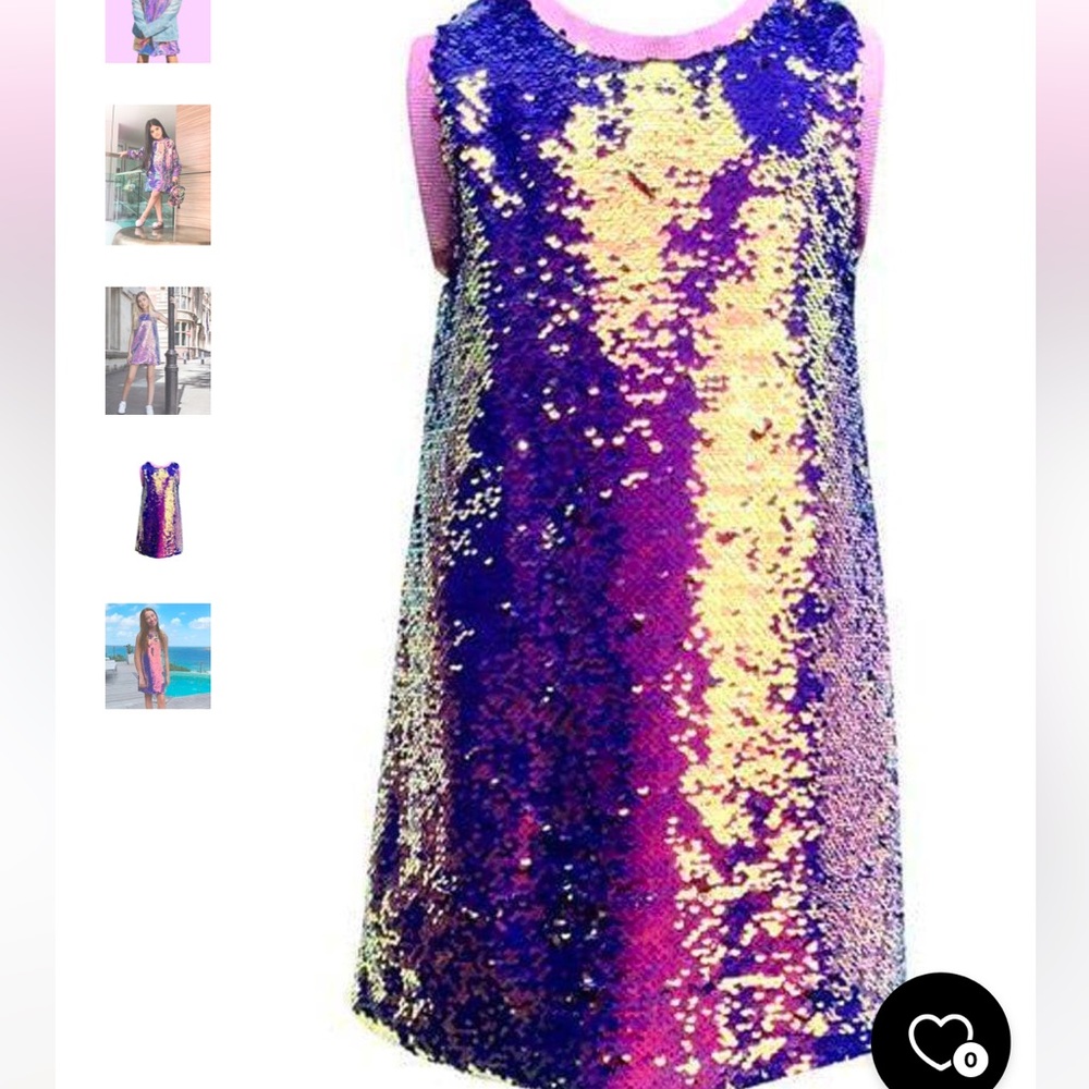Lola and the boys sequin dress - Picture 3 of 6